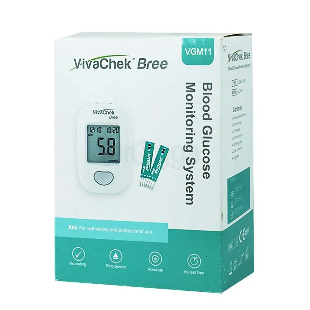 VivaChek Bree Blood Sugar Test Machine | VivaChek Bree Blood Glucose Monitoring System